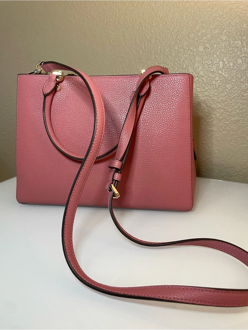 kate spade New York Pink Leather Satchel